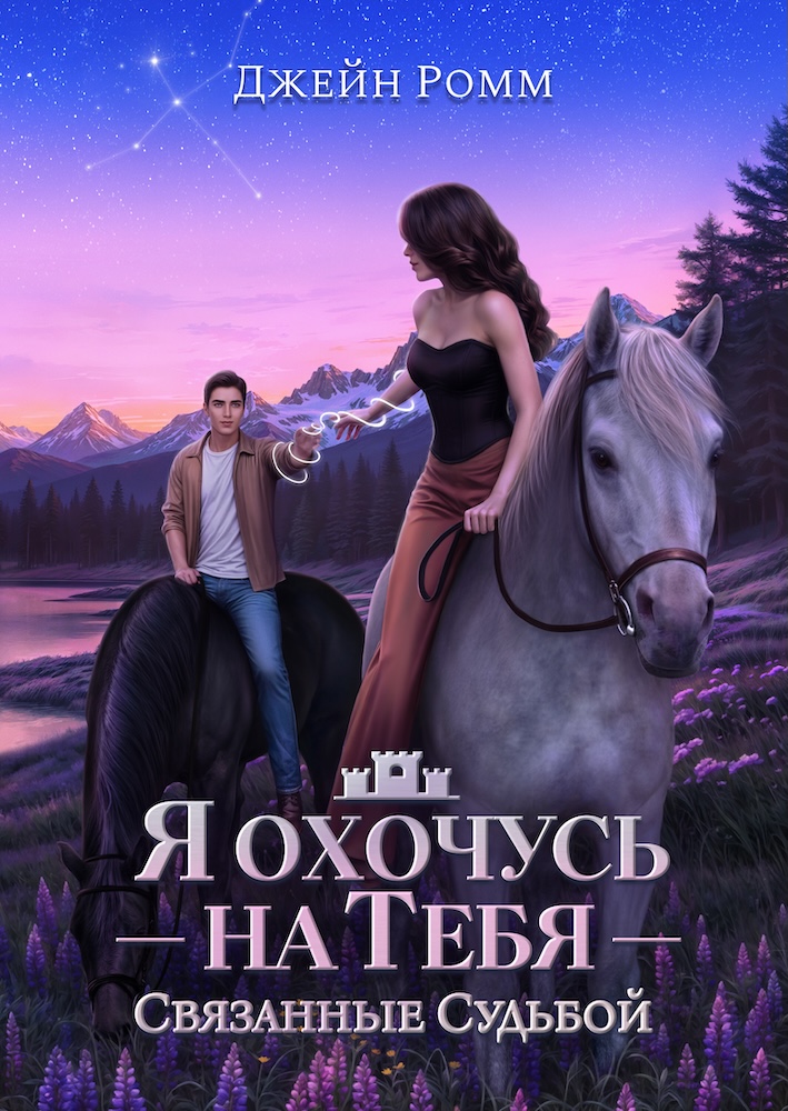 Я Охочусь на Тебя Связанные Судьбой Обложка Книги RC Books Клуб Романтики Джейн Ромм Урса Рысина